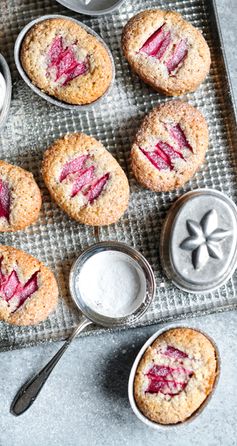 Rhubarb & Vanilla Friands