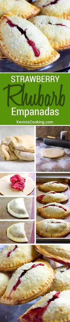 Rhubarb Baked Empanadas