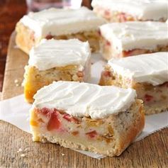 Rhubarb Custard Bars