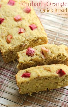 Rhubarb Orange Quick Bread