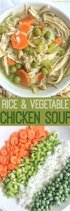 Rice & Vegetable Chicken Soup