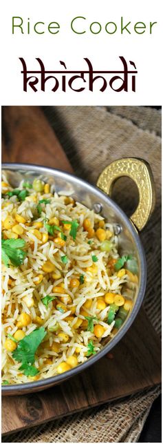 Rice Cooker Khichdi