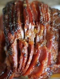 Riesling-Peach Glazed Ham