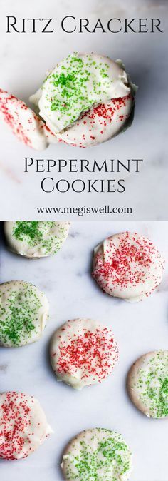 Ritz Cracker Peppermint Cookies