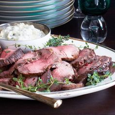 Roast Beef Tenderloin with Horseradish Cream