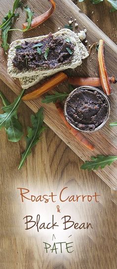 Roast Carrot & Black Bean Pate