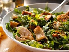 Roast Chicken With Bread and Arugula Salad