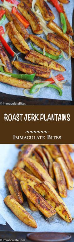 Roast Jerk Plantains