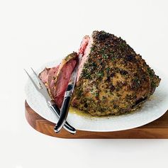 Roast Leg of Lamb with Red Wine Sauce