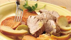 Roast Pork with Apples and Sweet Potatoes