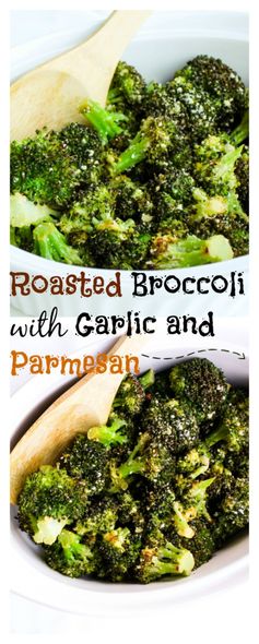 Roasted Broccoli with Garlic and Parmesan