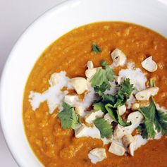Roasted ButterNut and Curry Soup