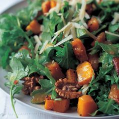 Roasted Butternut Squash Salad with Warm Cider Vinaigrette