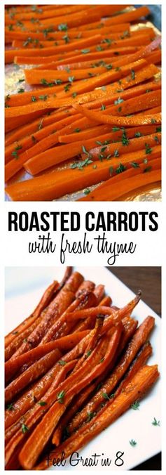 Roasted Carrots With Fresh Thyme