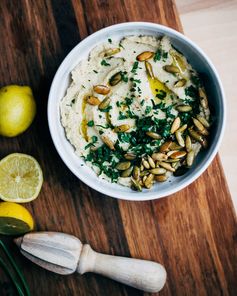 Roasted Cauliflower and Garlic Dip with Toasted Pepitas