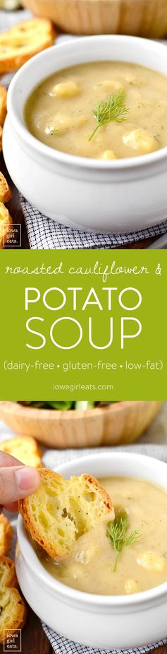 Roasted Cauliflower and Potato Soup