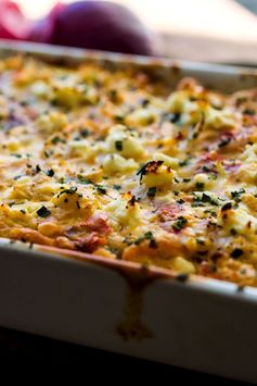 Roasted Cauliflower Gratin With Tomatoes and Goat Cheese