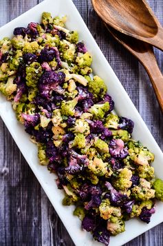 Roasted Cauliflower with Tahini-Cilantro Vinaigrette