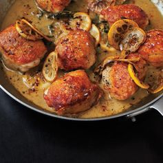 Roasted Chicken Thighs With Lemon and Oregano