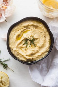 Roasted Garlic & Rosemary Hummus