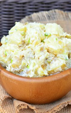 Roasted Garlic Asiago Potato Salad