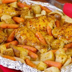 Roasted Italian Chicken and Vegetables