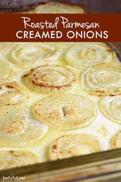 Roasted Parmesan Creamed Onions