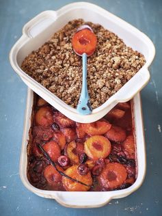 Roasted stone fruit