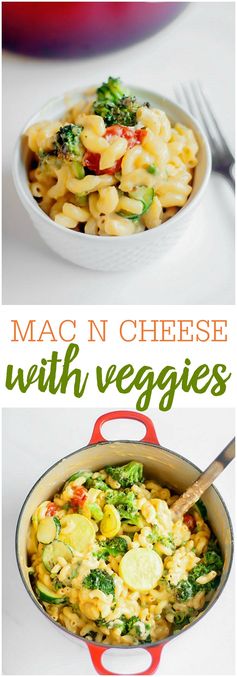 Roasted vegetable mac and cheese