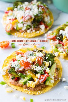 Roasted Vegetable Tostadas