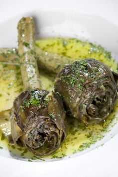 Roman-Style Braised Artichokes (Carciofi alla romana