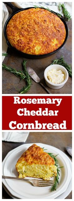 Rosemary Cheddar Cornbread