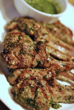 Rosemary-Garlic Lamb Rib Chops