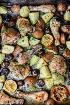 Rosemary Lemon Chicken and Potatoes