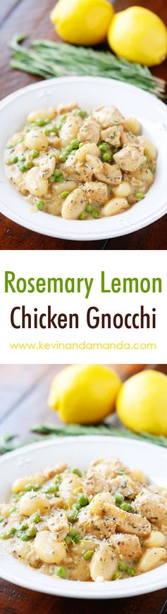 Rosemary Lemon Chicken Gnocchi