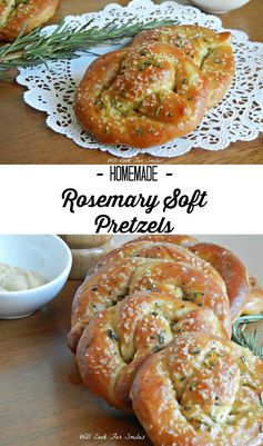 Rosemary Soft Pretzels