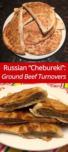 Russian Chebureki Recipe (Ground Beef Turnovers