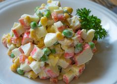 Russian Crab and Corn Salad