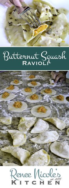 Rustic Butternut Squash Ravioli