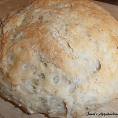 Rustic Herb Bread (No Kneading