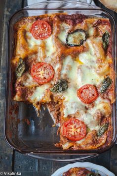 Rustic Three Cheese Lasagna