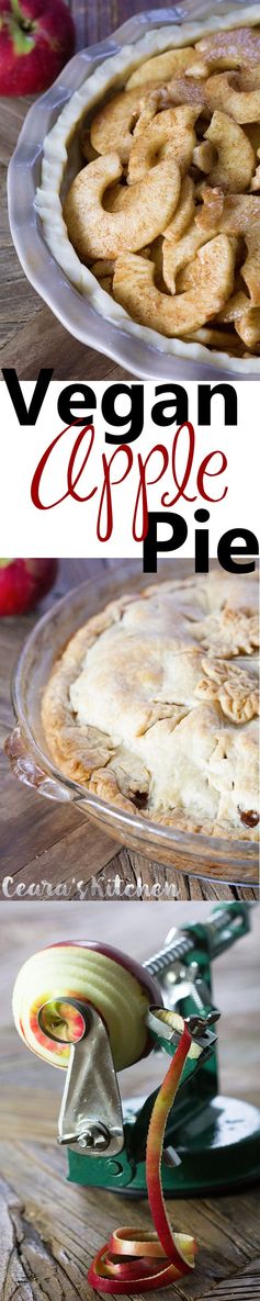 Rustic Vegan Apple Pie