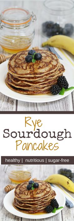 Rye Sourdough Pancakes