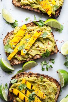 Sabra Guacamole Toast with Mango and Lime