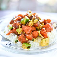 Salmon & Avocado Poke Bowl