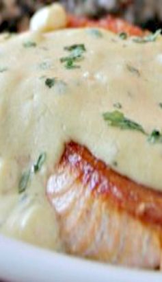 Salmon With Creamy Garlic Dijon Sauce