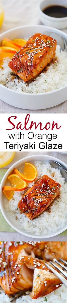 Salmon with Orange Teriyaki Glaze