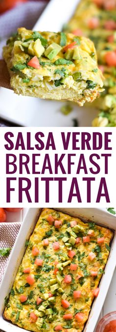 Salsa Verde Breakfast Frittata