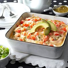 Salsa Verde Chicken Casserole