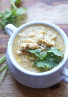 Salsa Verde White Chicken Chili